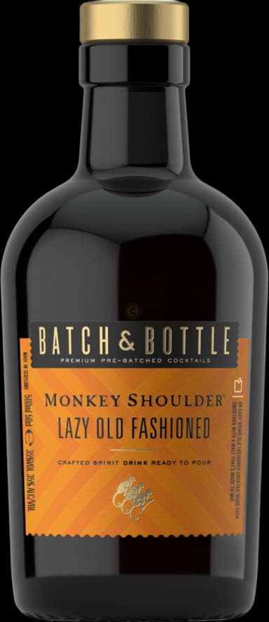 Batch Bottle Monkey Shoulder Lazy Old Fashioned Scotland