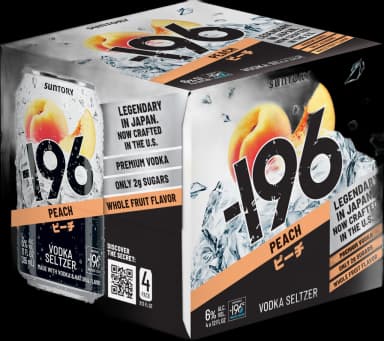 Minus-196 Peach Seltzer Vodka