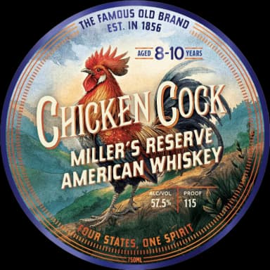 Chicken Cock Miller's Reserve Whiskey