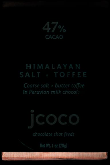 Seattle Chocolates Jcoco Himalayan Salt Toffee Mini Bar