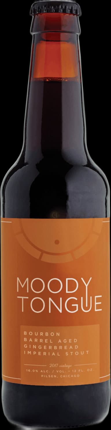 Moody Tongue Barrel Aged Gingerbread Imperial Stout Bourbon