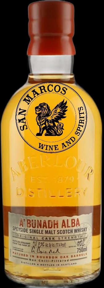 A B E R L O U R S C O T C Ha'bunadh A L B A O R I G I N A L Single M A L T Cask Strength