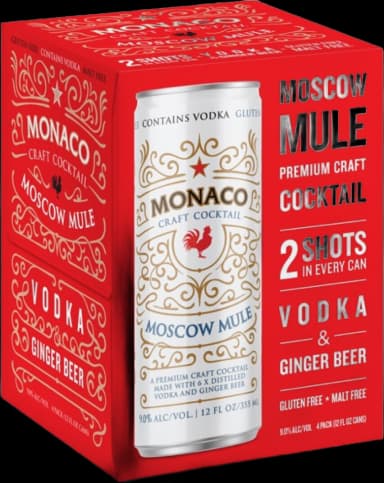 MONACO MOSCOW MULE 4PK CANS