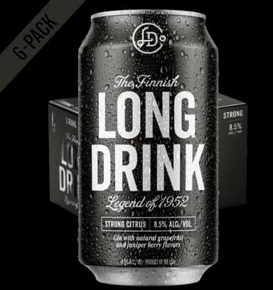 Long Drink Strong Citrus Soda Real Liquor