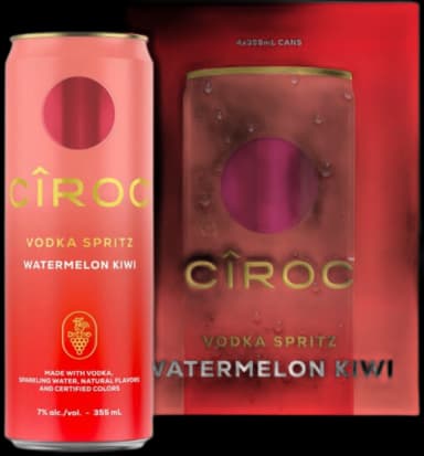 C I R O C R T D S P R I T Z Watermelonkiwi-6/4pk Can V O D K A